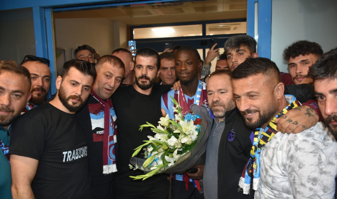 Trabzonspor'un yeni transferi Nicolas Pepe Trabzon'a geldi